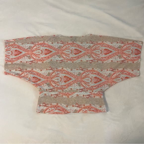 Women's JM Collections Tunic Top Flared Sleeve Aztec Pattern Multi Color Size PS - Picture 5 of 9